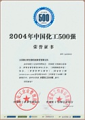 2004年中國化工500強